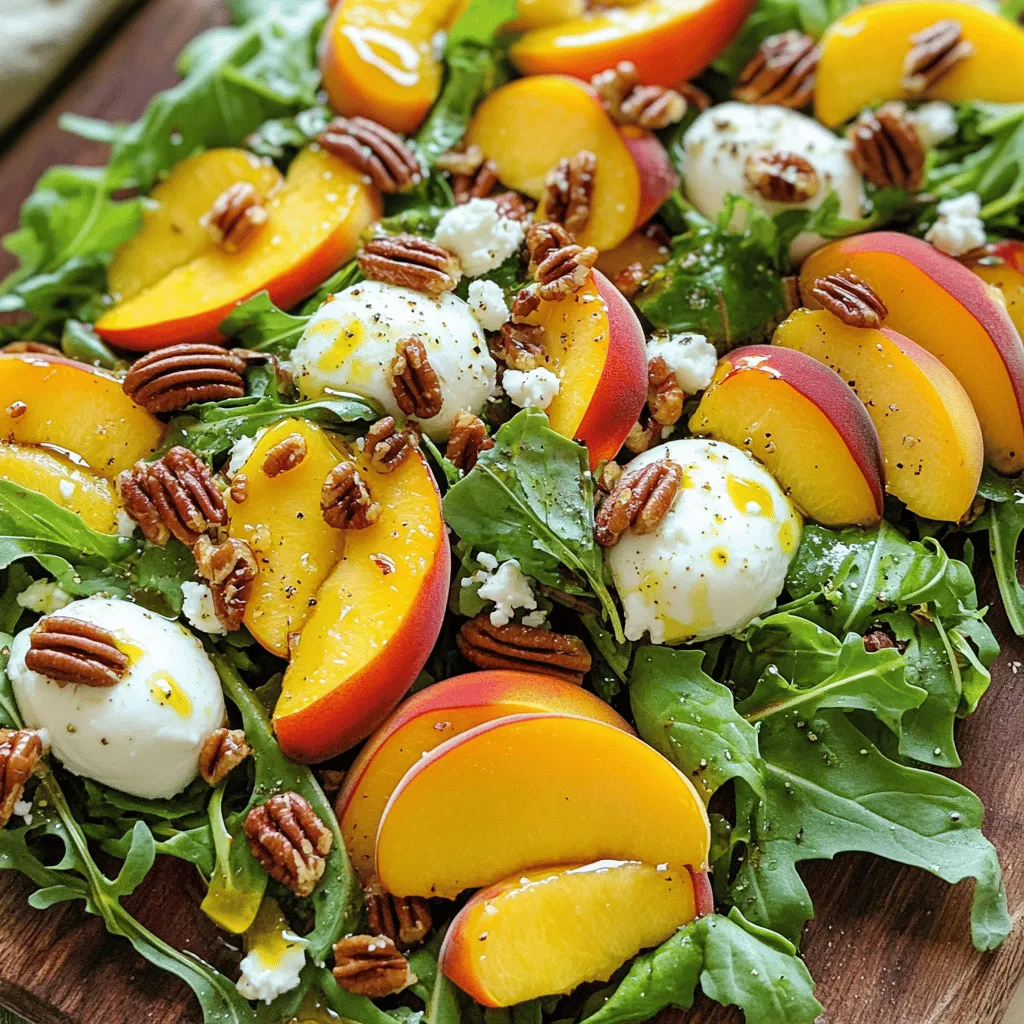 Millionaire Peach Salad Refreshing Summer Delight