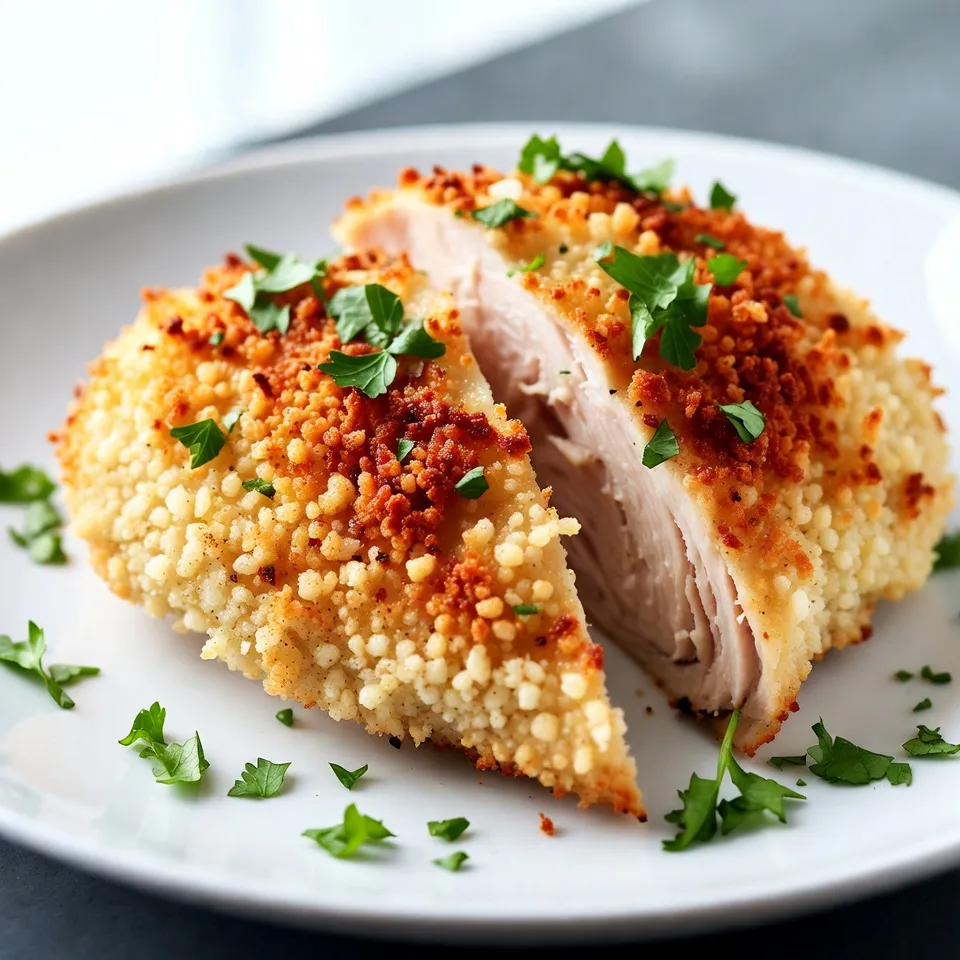 Air Fryer Parmesan Crusted Chicken Crispy Delight