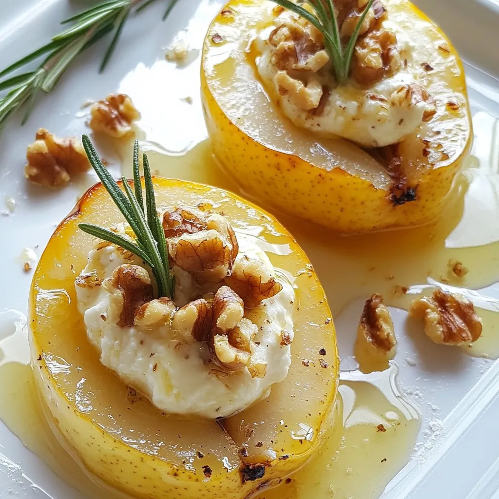 Baked Pears with Goat Cheese Simple and Tasty Delight