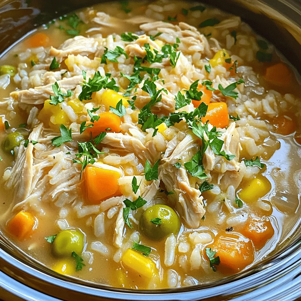 Crock Pot Chicken and Rice Simple Comfort Meal