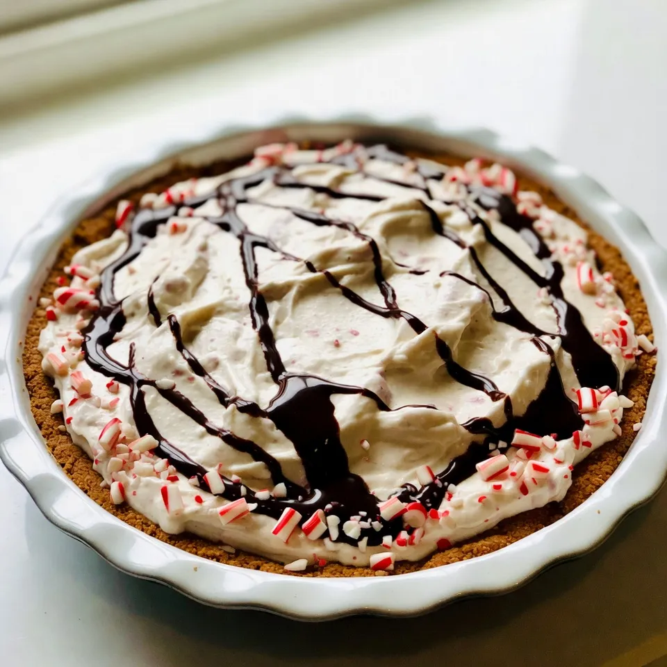 No-Bake Candy Cane Pie Festive Holiday Delight