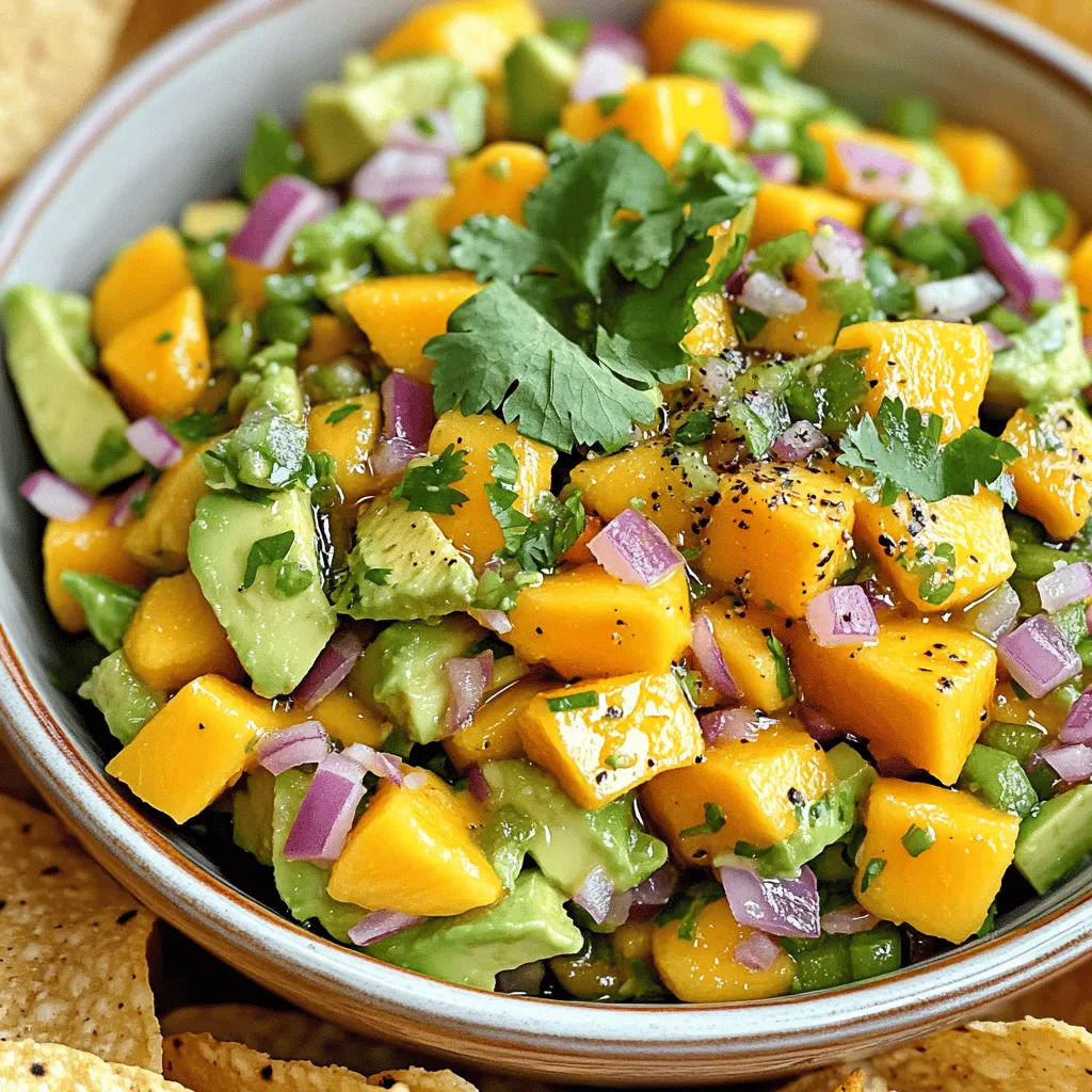 Mango Avocado Salsa Fresh and Flavorful Recipe
