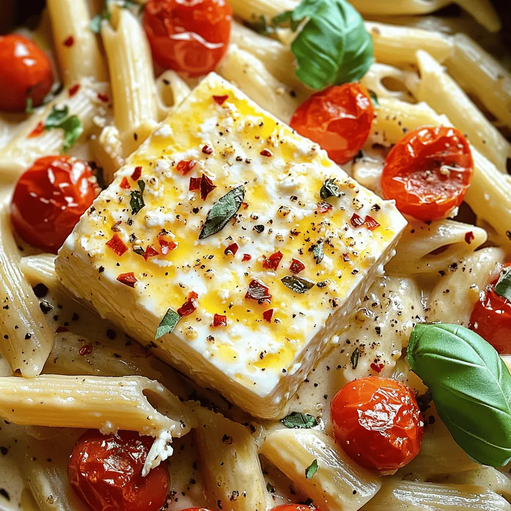 Baked Feta Pasta Delightfully Simple and Creamy Dish