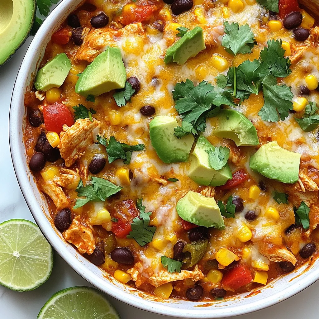 Chicken Black Bean Enchilada Skillet Flavorful Dish