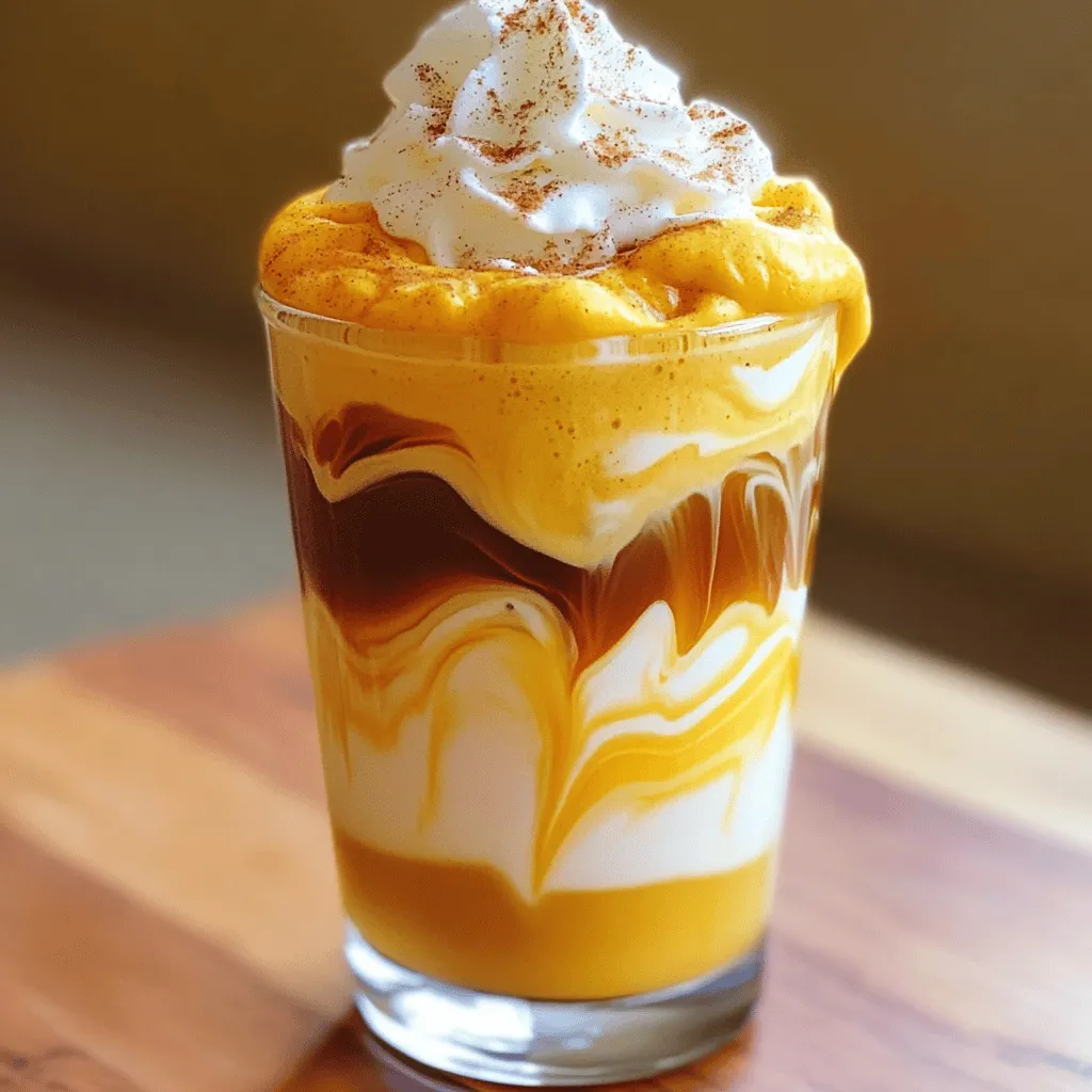 Pumpkin Cream Cold Foam Coffee Rich and Tasty Brew