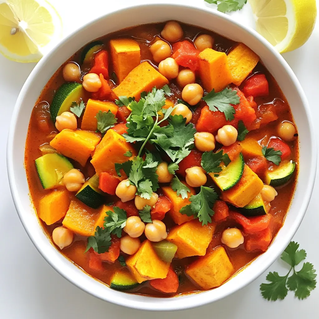 Savory Slow Cooker Moroccan Chickpea Stew Recipe