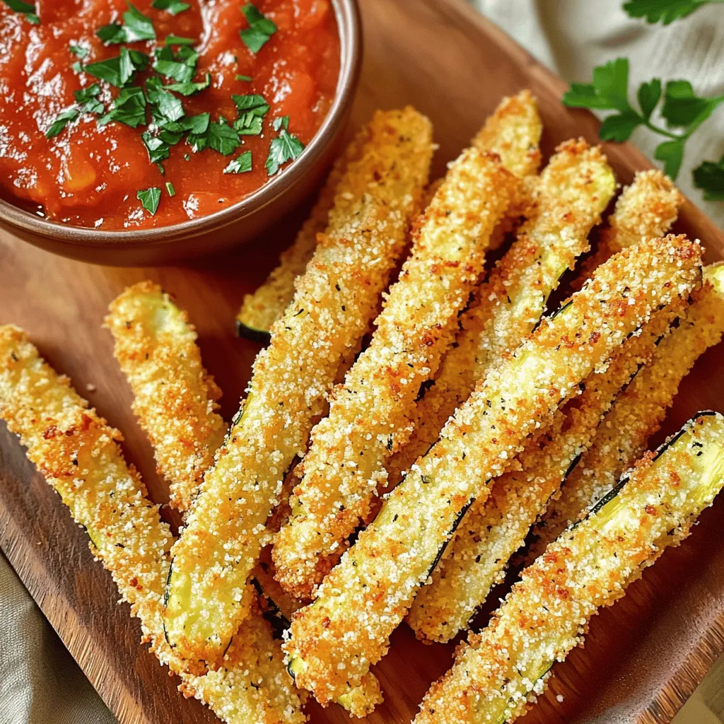 Air Fryer Parmesan Zucchini Fries Crispy Delight