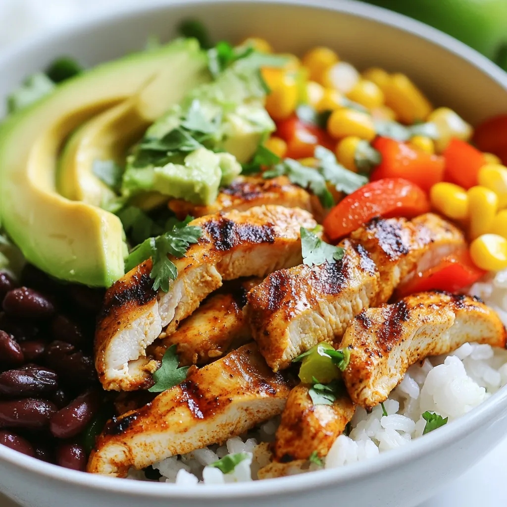 Chicken Fajita Rice Bowls Flavorful and Easy Meal