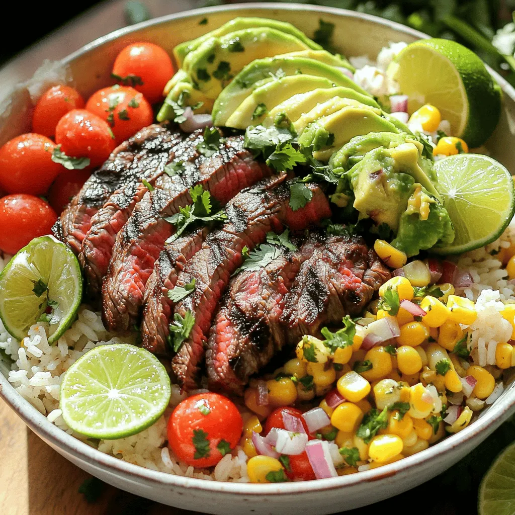 Cilantro Lime Steak and Rice Bowl Flavorful Meal Prep