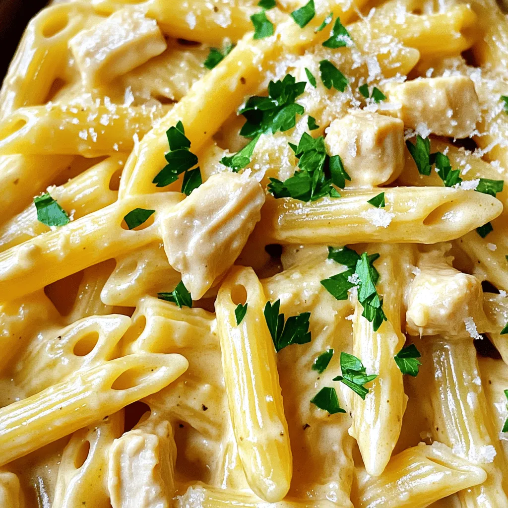 Creamy Garlic Chicken Penne Hearty and Flavorful Meal