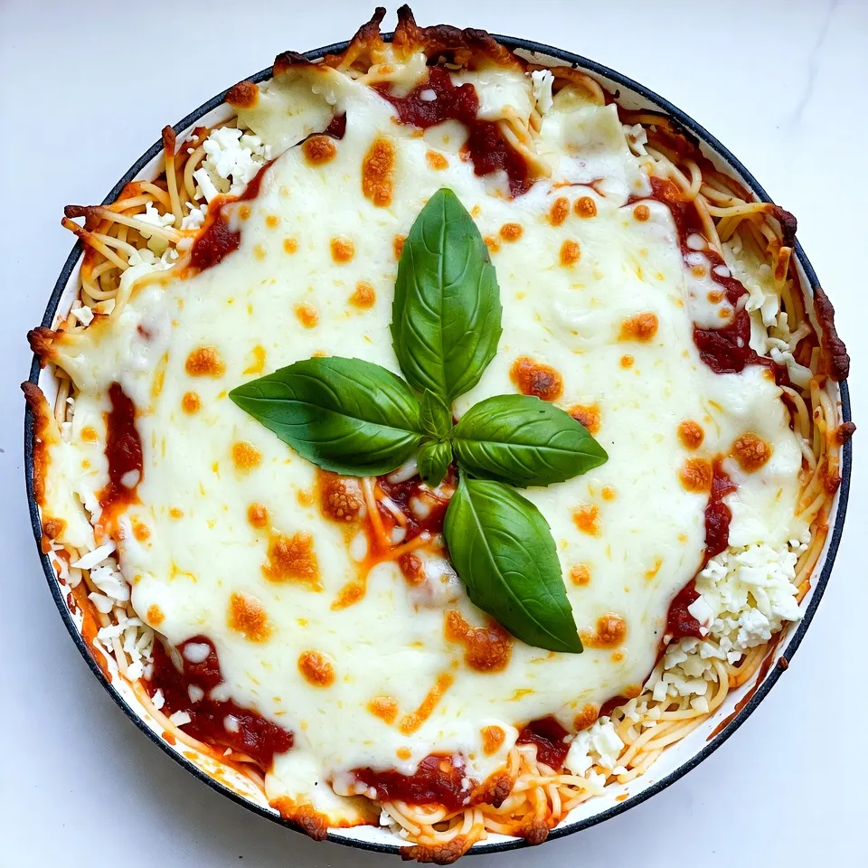 Cheesy Spaghetti Pie Easy Family Dinner Recipe