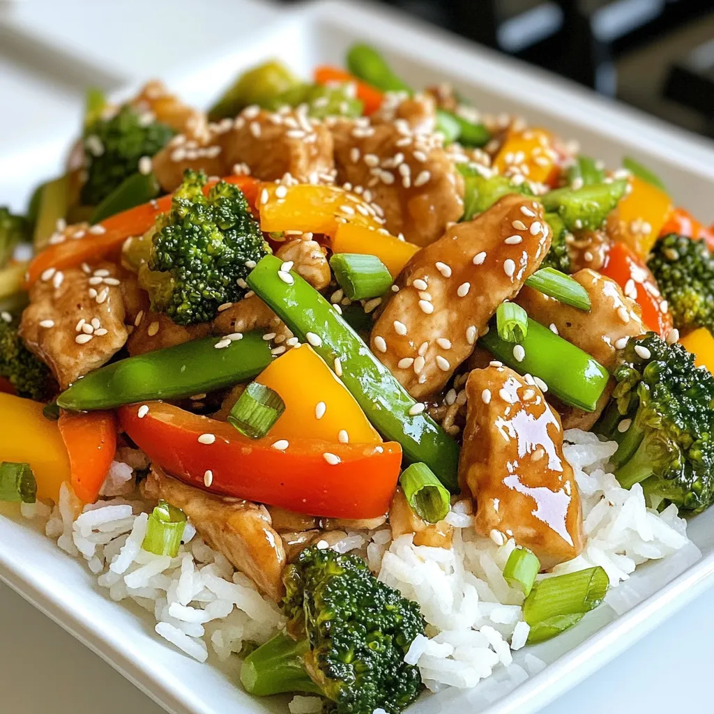 Garlic Chicken Veggie Stir Fry Easy and Tasty Recipe