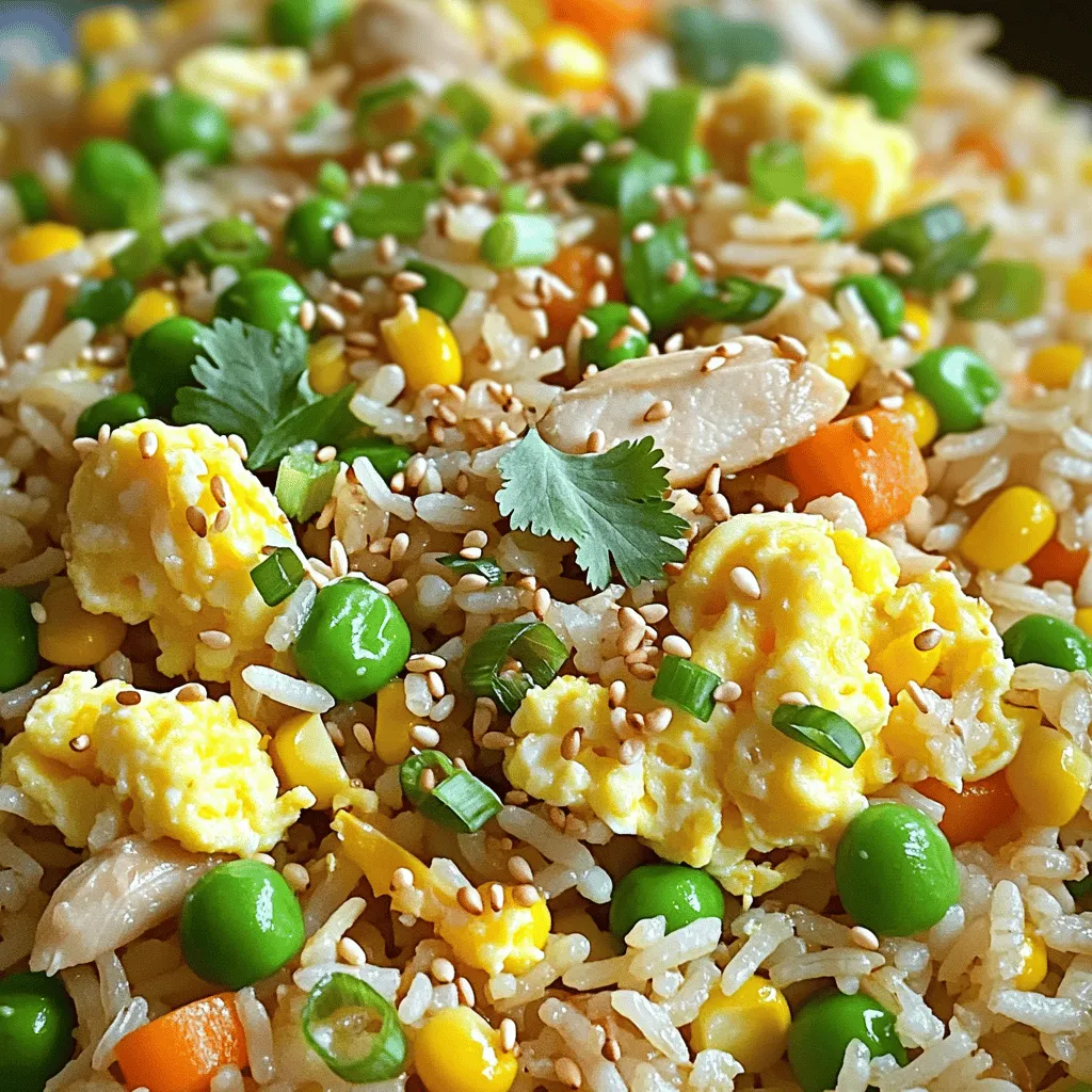 Savory Sesame Chicken Fried Rice Fakeout Recipe