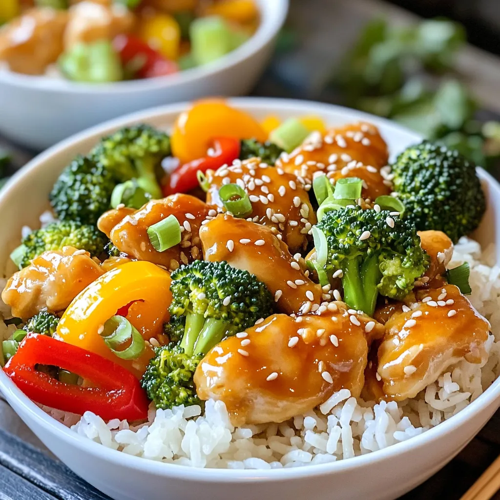 Savory Orange Chicken Rice Bowls for Easy Meals