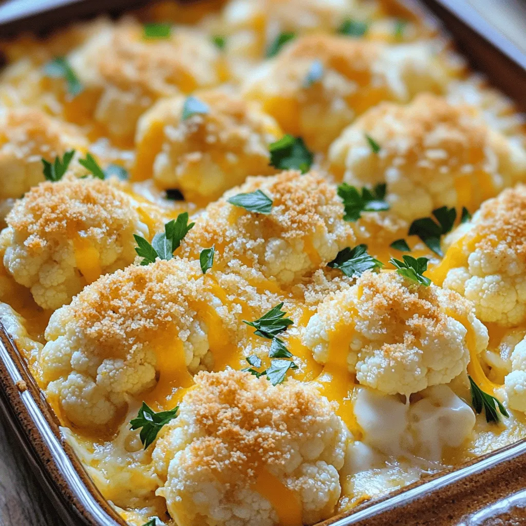 Cheesy Cauliflower Bake Savory and Satisfying Dish
