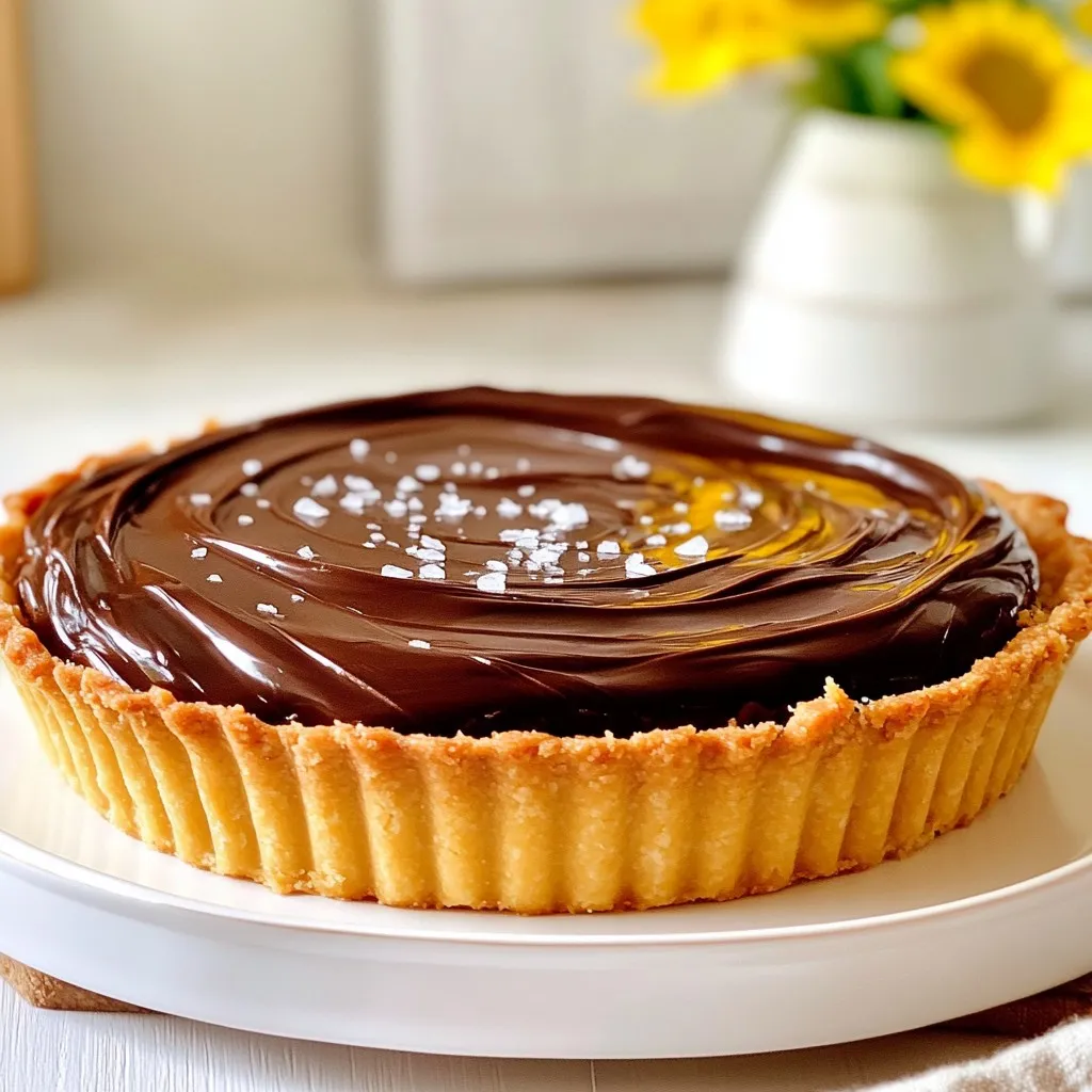 Salted Caramel Chocolate Tart Decadent Dessert Delight