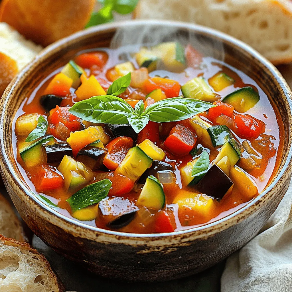 Ratatouille Vegetable Soup Flavorful and Nourishing Dish