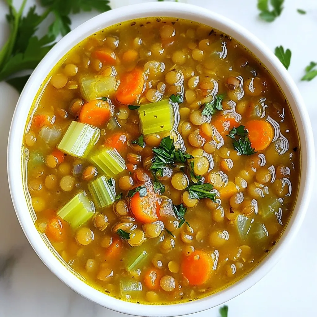 Crockpot Lentil Soup Hearty and Flavorful Comfort