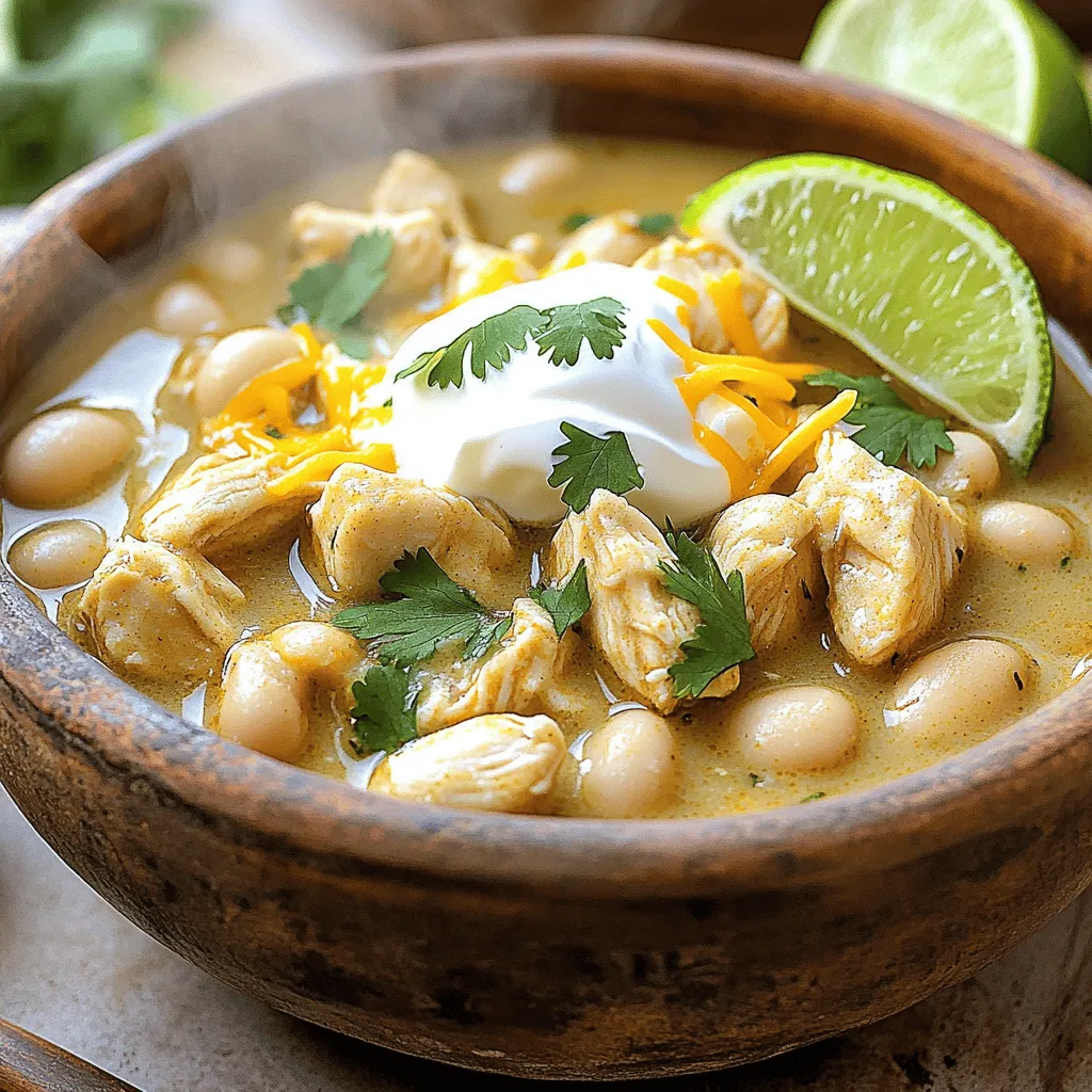 Creamy White Chicken Chili Comforting and Hearty Recipe