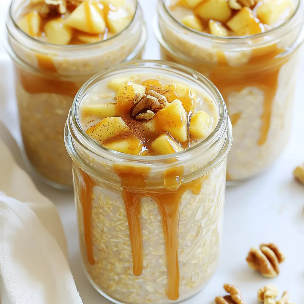 Caramel Apple Overnight Oats Simple and Satisfying Recipe
