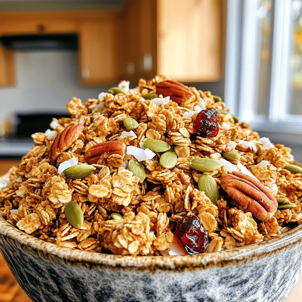 Maple Pecan Granola Flavorful and Nutritious Snack