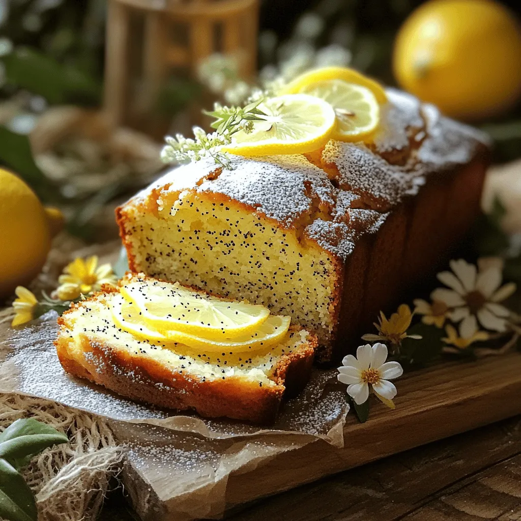 Bakery Style Lemon Poppy Seed Loaf Delight Recipe
