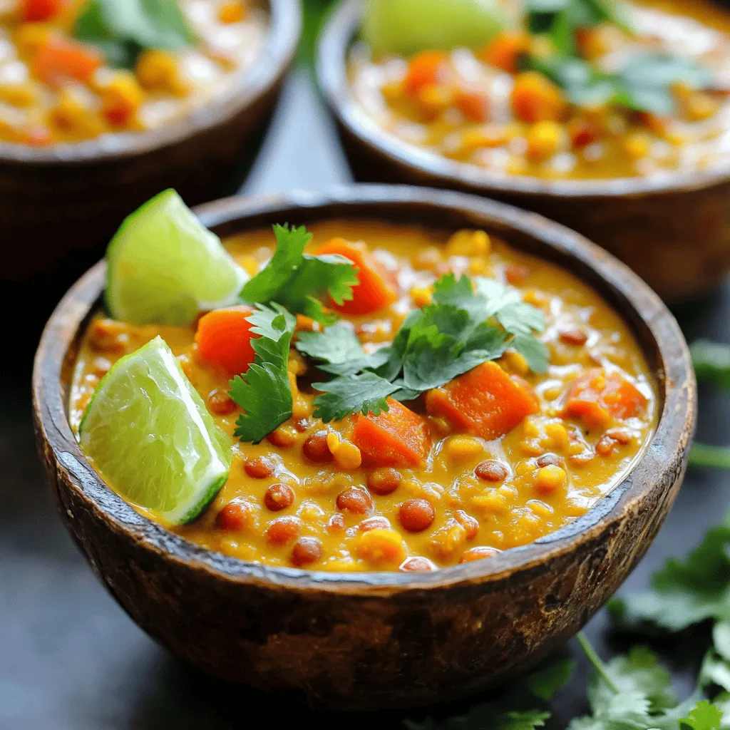Creamy Coconut Lentil Curry Delightful Weeknight Meal