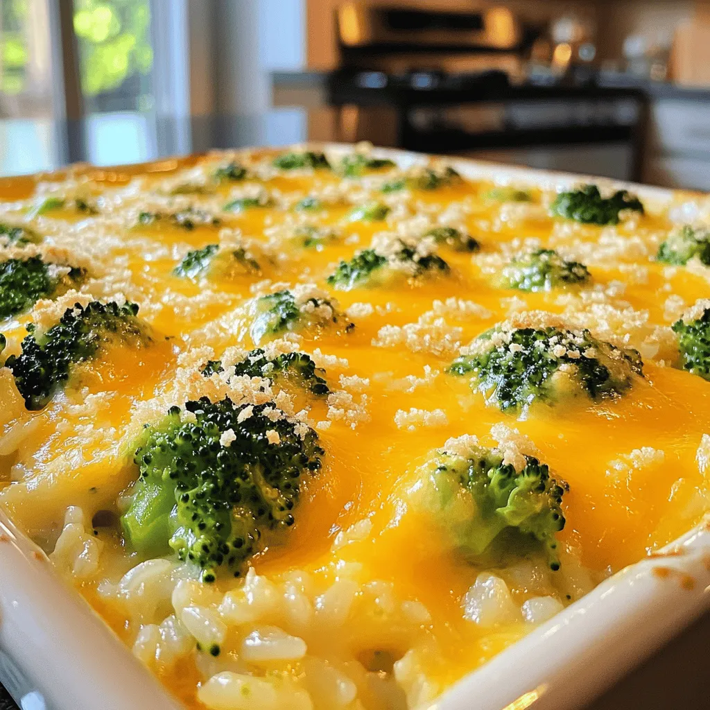 Cheesy Broccoli Rice Casserole Simple Comfort Food