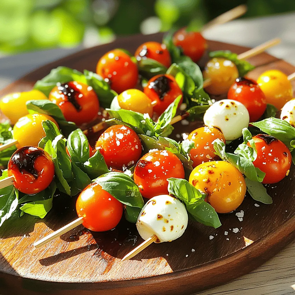 Caprese Salad Skewers Flavorful and Simple Snack