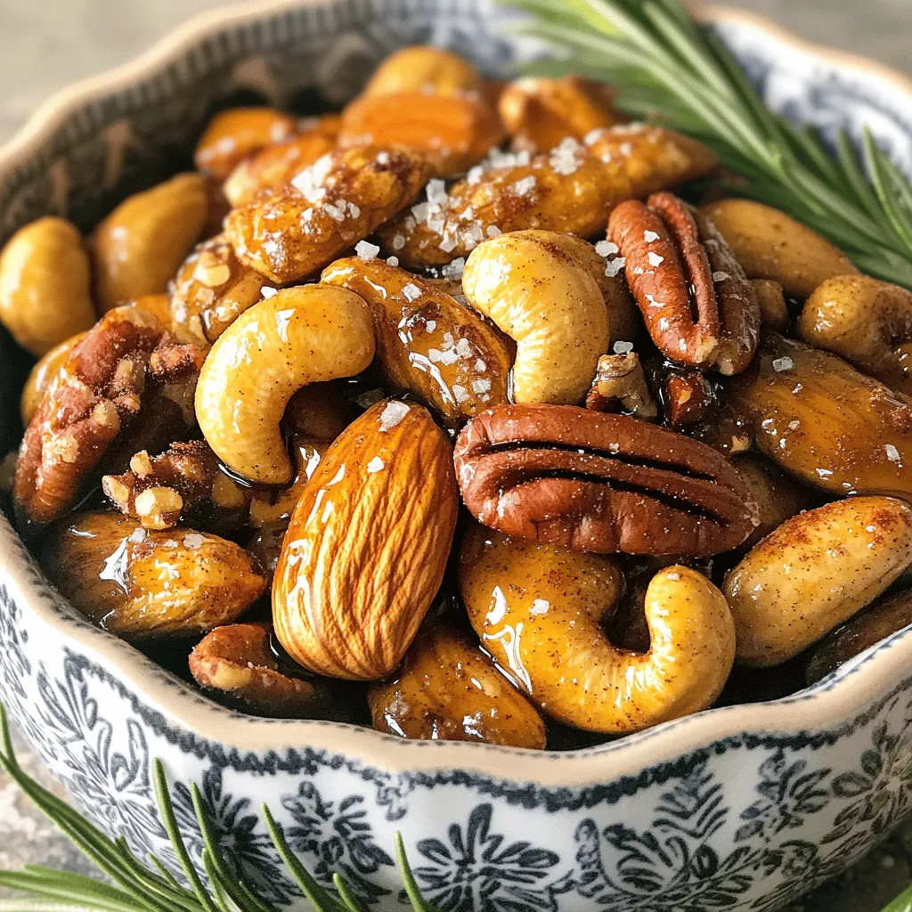 Sweet and Spicy Roasted Nuts Irresistible Snack Recipe