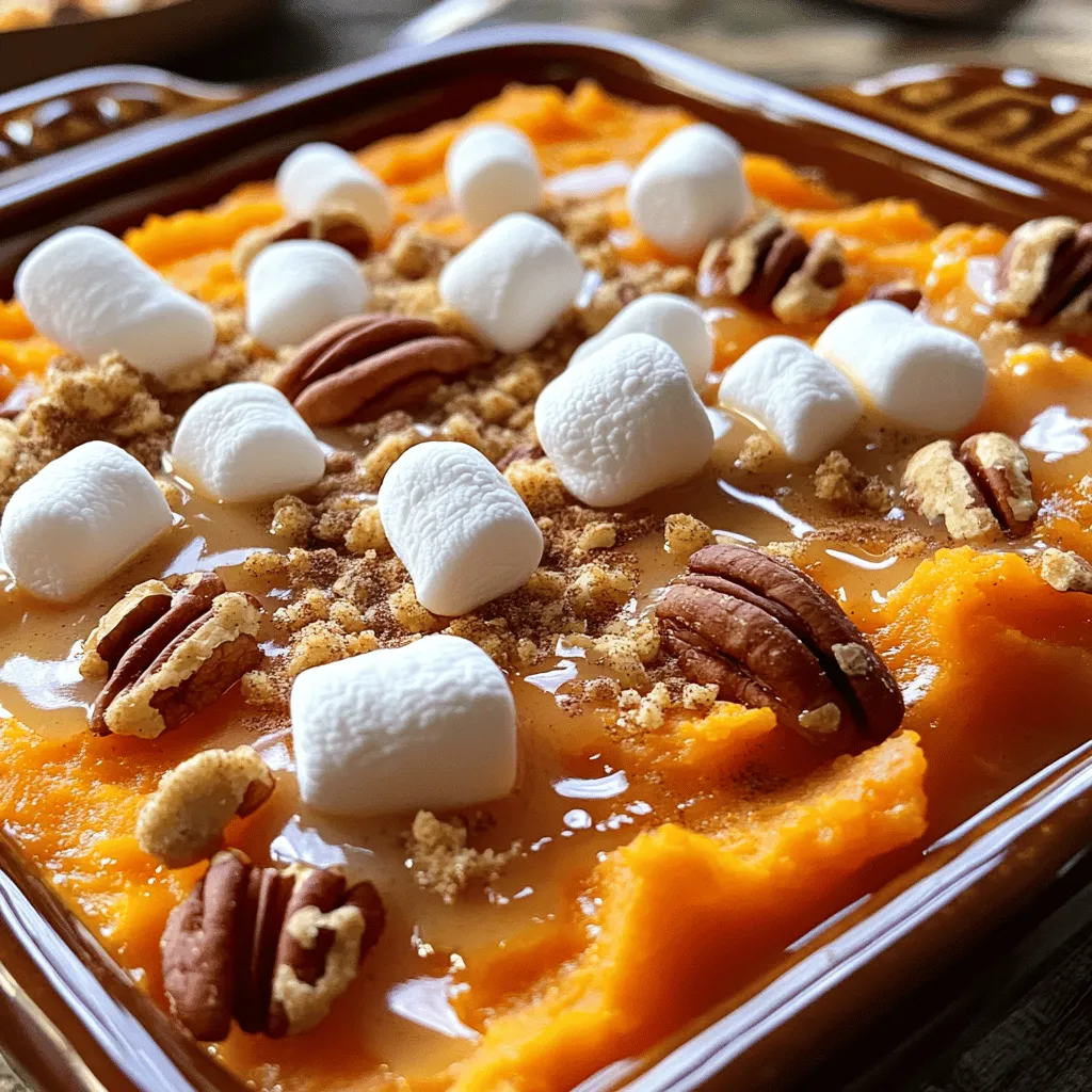 Sweet Potato Casserole Delightful Holiday Side Dish