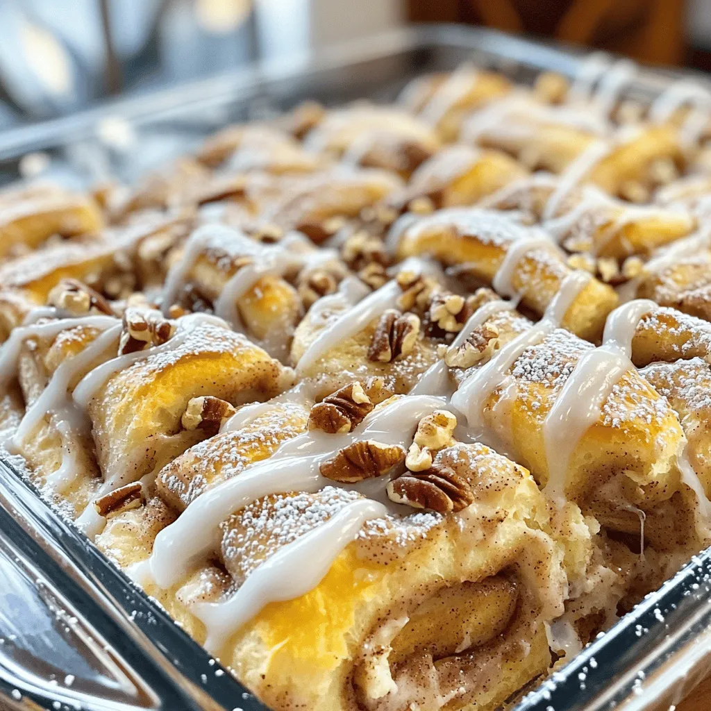 Cinnamon Roll Casserole Delicious Breakfast Treat