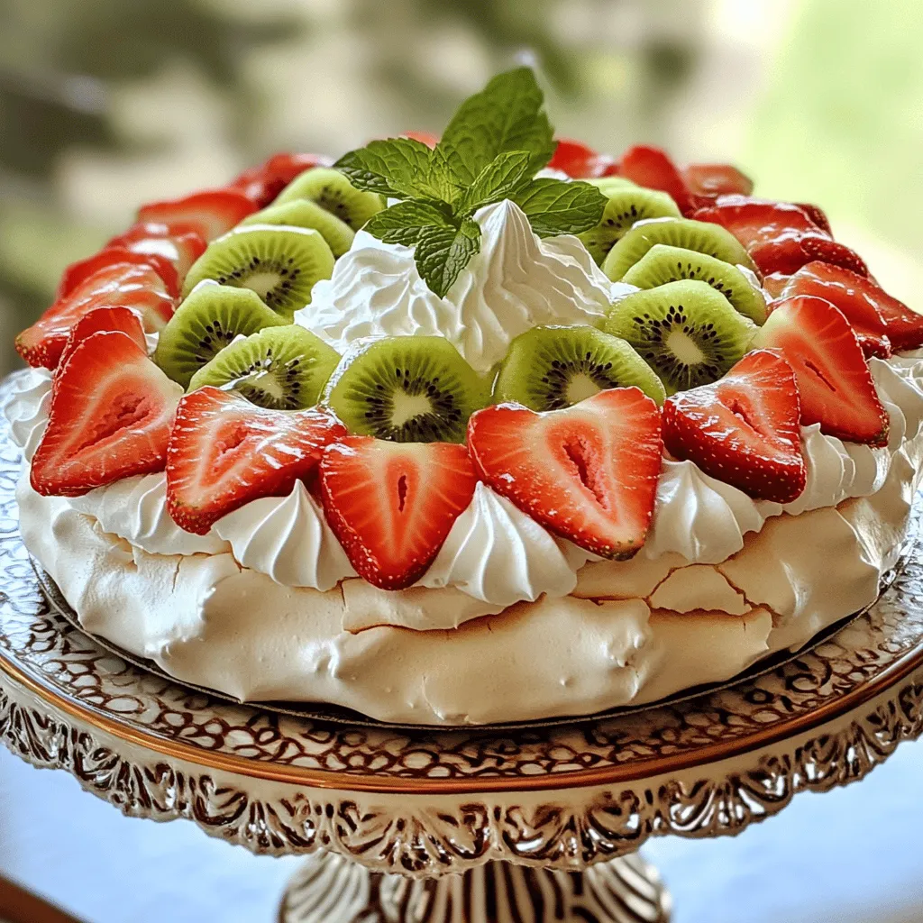 Strawberry Kiwi Pavlova Fresh and Fruity Delight