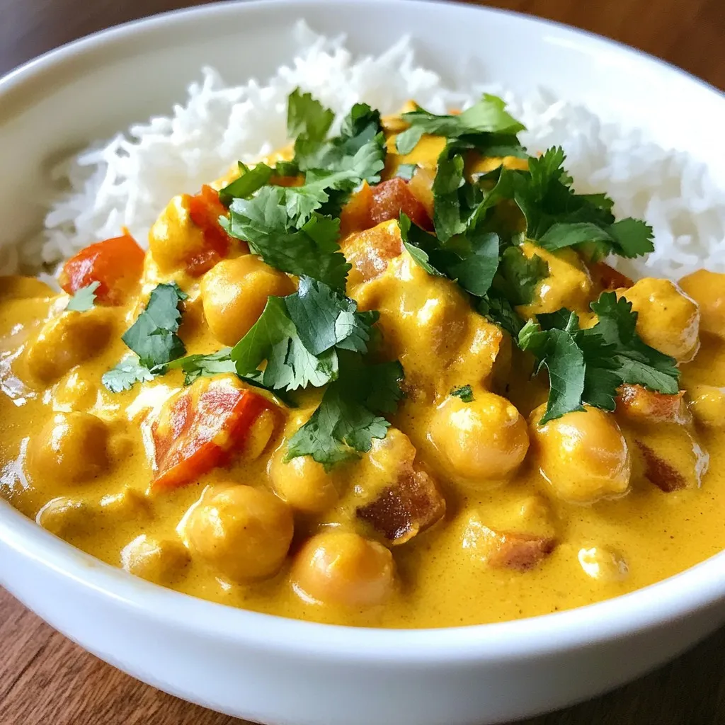 Vegan Chickpea Tikka Masala Flavorful and Easy Dish