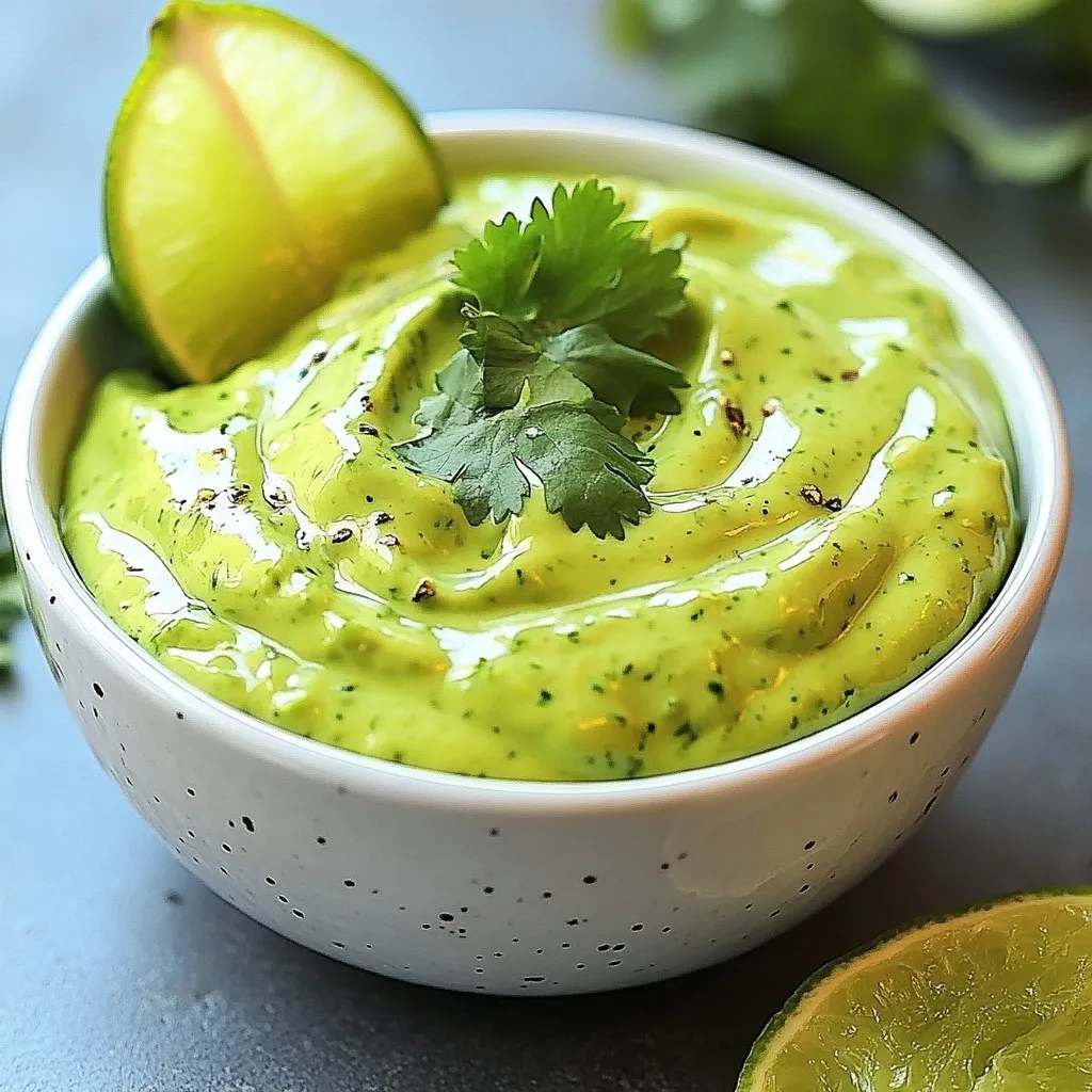 Creamy Avocado Cilantro Dressing Easy and Tasty Recipe