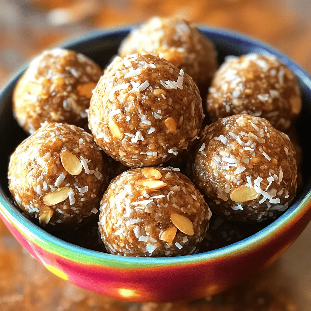 Almond Joy Energy Balls Delightful Snack Recipe