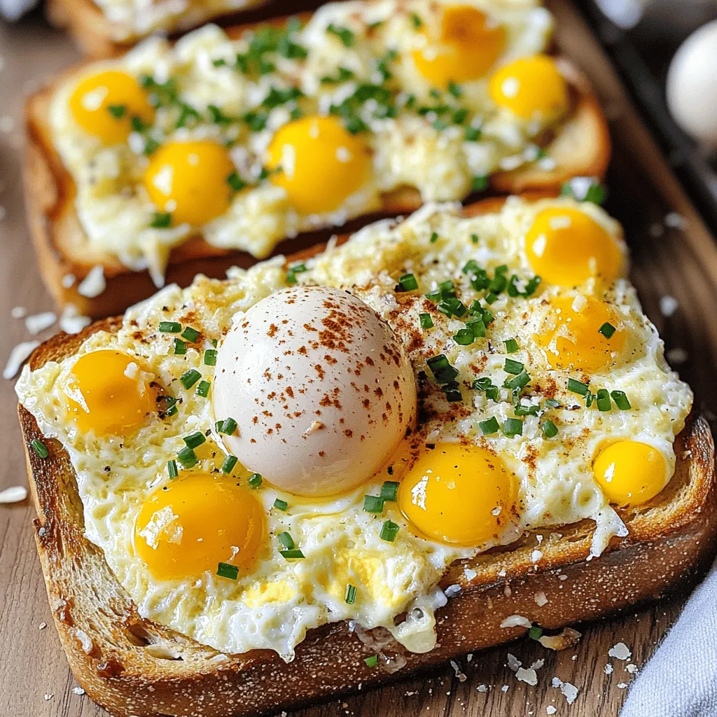 Cheesy Baked Egg Toast Quick and Tasty Breakfast Dish
