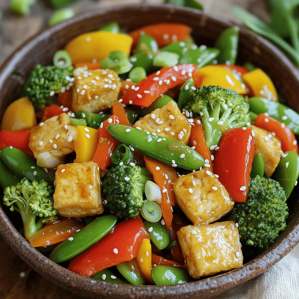 Vegetable Stir Fry with Tofu Flavorful and Healthy Meal