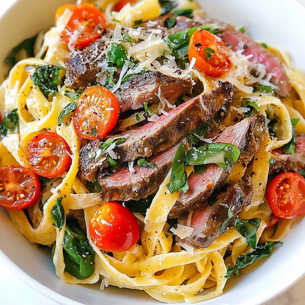 Creamy Steak Pasta Flavorful and Easy Weeknight Meal