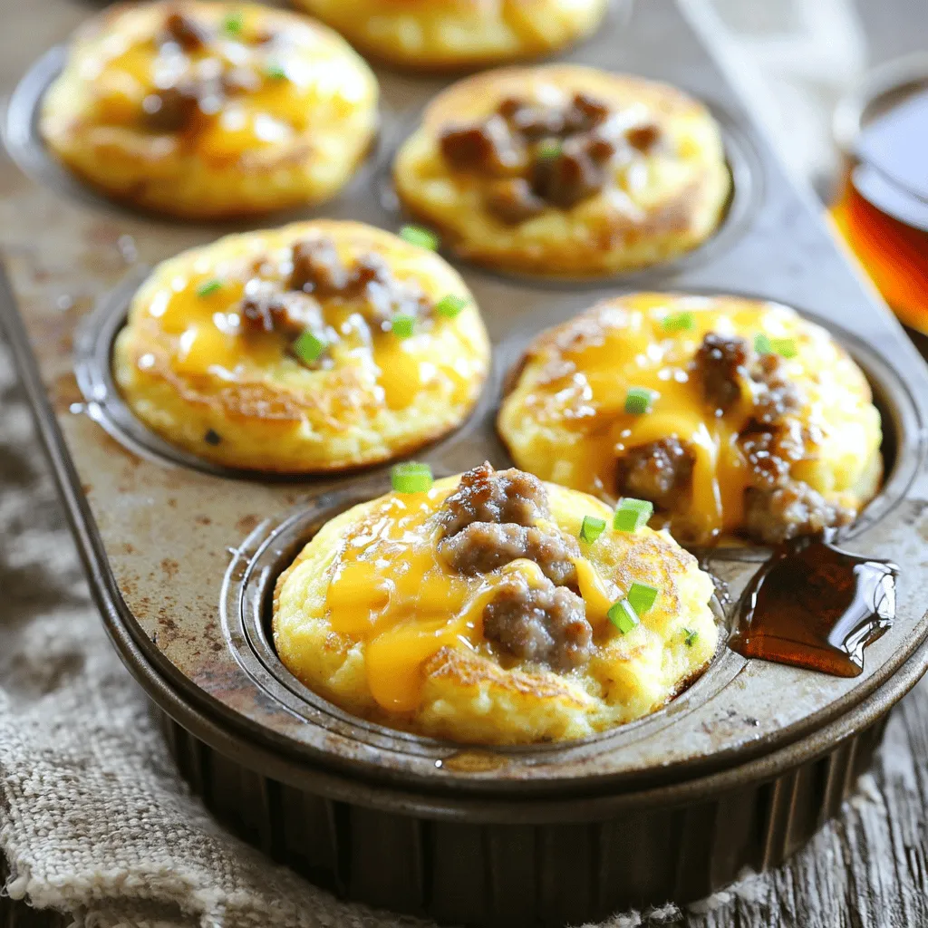 Sausage Pancake Muffins Fast and Flavorful Snack