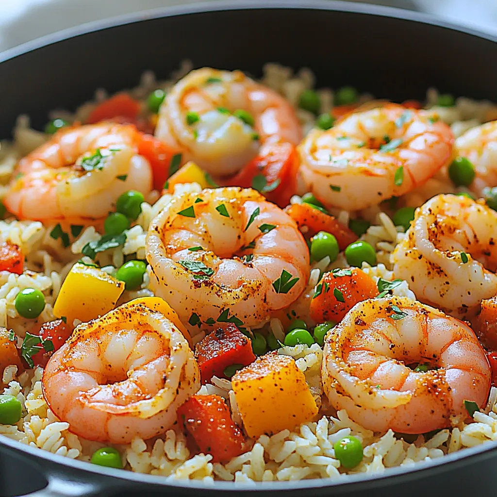 One-Pot Cajun Shrimp and Rice Skillet Flavor Boost