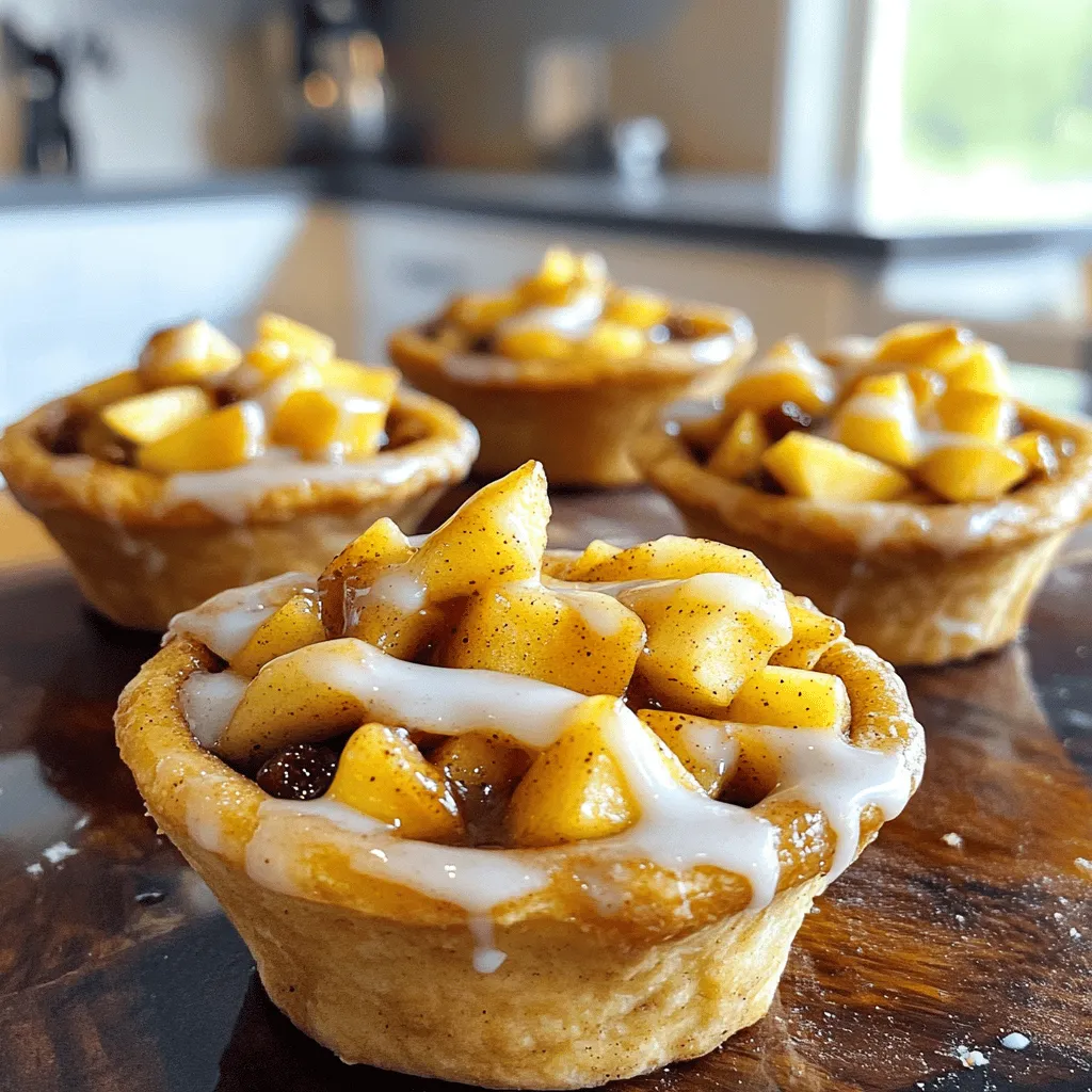 Cinnamon Roll Apple Pie Cups Delightful and Easy Treat