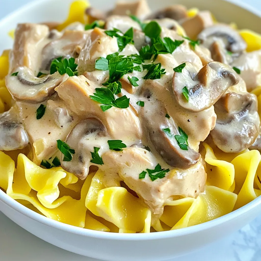 Creamy Turkey Stroganoff Easy and Flavorful Recipe