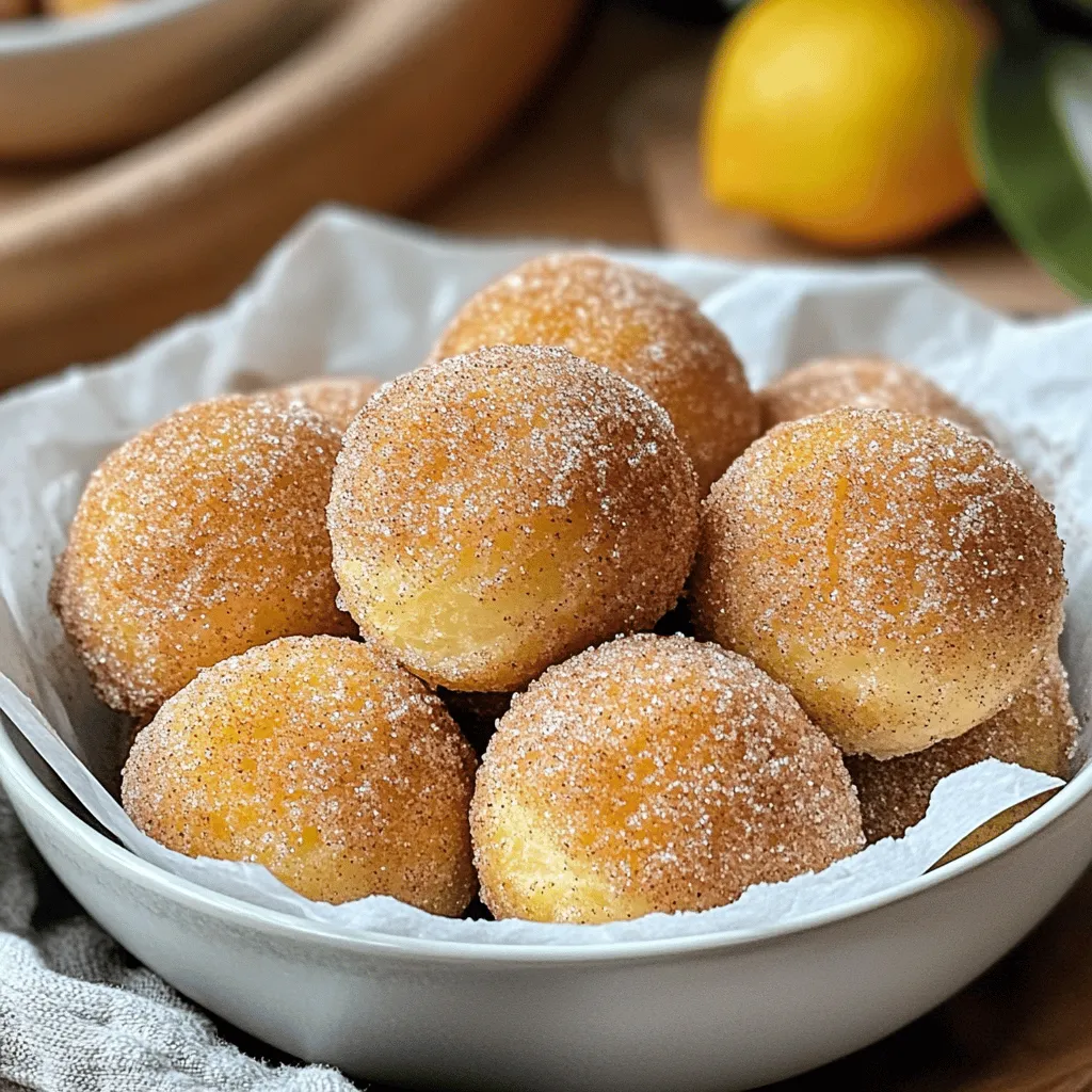 Air Fryer Cinnamon Churro Donut Holes Delight