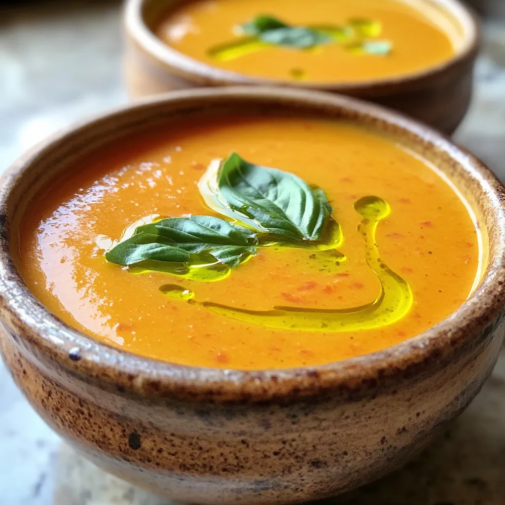 Slow Cooker Creamy Tomato Basil Soup Recipe Delight