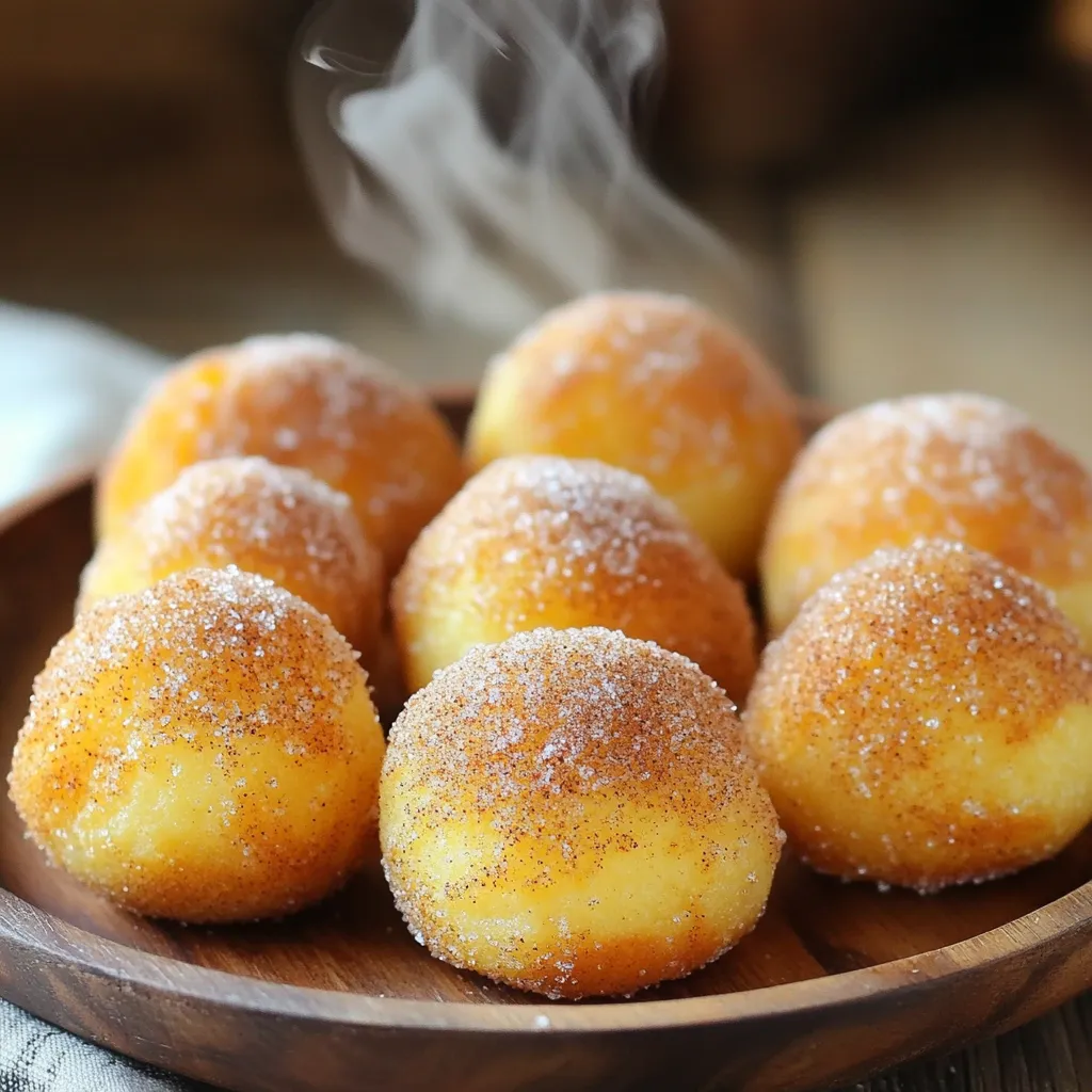 Air Fryer Cinnamon Sugar Donut Holes Simple Treat