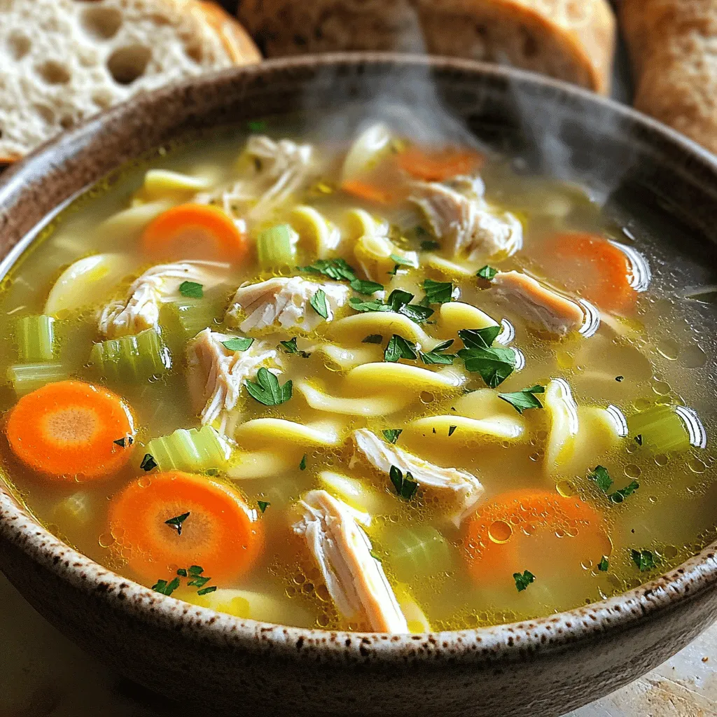 Homemade Chicken Noodle Soup Comfort in Every Bowl