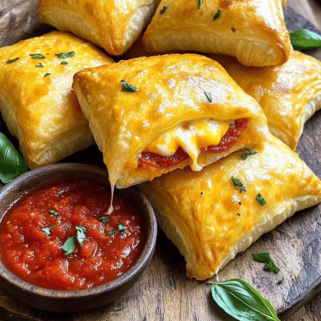 Easy Cheesy Pizza Pockets Quick and Tasty Snack