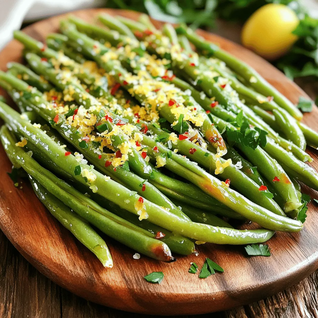 Parmesan Roasted Green Beans Crispy and Flavorful Dish