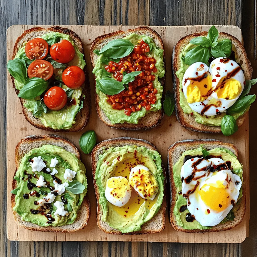 Avocado Toast Three Ways Tasty and Simple Ideas